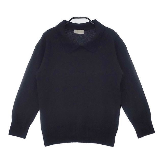 MARGARET HOWELL CASHMERE WOOL POLO JUMPER KNIT ウールカシミヤ 定価