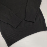 MARGARET HOWELL CASHMERE WOOL POLO JUMPER KNIT ウールカシミヤ 定価41800円 578-5263013 セーター ニット ブラック レディース マーガレットハウエル【中古】6-0902T∞