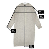 MACPHEE ウール ニット ワンピース グレー レディース マカフィー【中古】6-0902T∞