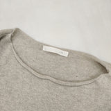 vie evam eva recycled cotton OP コットンニット V201K908 定価24000円 ワンピース ライトグレー レディース ヴィー エヴァムエヴァ【中古】6-0317M♪