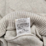 vie evam eva recycled cotton OP コットンニット V201K908 定価24000円 ワンピース ライトグレー レディース ヴィー エヴァムエヴァ【中古】6-0317M♪