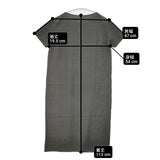 evam eva E182T019 リネン 半袖 ワンピース チャコールグレー レディース エヴァムエヴァ【中古】6-0624S∞