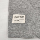 AVIREX リメイクTシャツ ARMY サイズL オーバーサイズ 半袖Ｔシャツ カットソー グレー メンズ アヴィレックス【中古】6-0501S♪