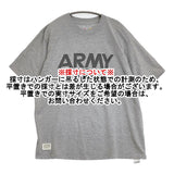 AVIREX リメイクTシャツ ARMY サイズL オーバーサイズ 半袖Ｔシャツ カットソー グレー メンズ アヴィレックス【中古】6-0501S♪