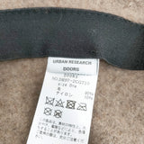URBAN RESEARCH DOORS ウールナイロン 帽子 ベレー帽 ベージュ レディース アーバンリサーチドアーズ【中古】6-1001T◎