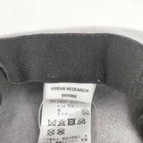 URBAN RESEARCH DOORS ウールナイロン 帽子 ベレー帽 グレー レディース アーバンリサーチドアーズ【中古】6-1001T◎