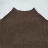 La TOTALITE 【洗える】ファーグローブニットチュニック ニットワンピース 定価19800円 チュニック 24AW ブラウン レディース ラトータリテ【中古】6-0818T♪