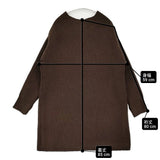 La TOTALITE 【洗える】ファーグローブニットチュニック ニットワンピース 定価19800円 チュニック 24AW ブラウン レディース ラトータリテ【中古】6-0818T♪