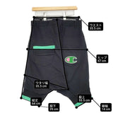 Champion/FRAPBOIS ハーフサルエルパンツ ショートパンツ ハーフパンツ ショーツ ブラック ユニセックス チャンピオン/フラボア【中古】6-0624S∞