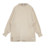 SLOBE citron スローブシトロン スウェットチュニック ボトルネック スウェット ベージュ レディース【中古】6-0317M♪