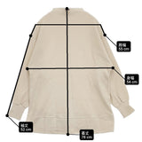 SLOBE citron スローブシトロン スウェットチュニック ボトルネック スウェット ベージュ レディース【中古】6-0317M♪