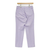 Spick and Span Noble ドライコットンリネンステップヘムパンツ 3 スラックス パンツ 23SS ラベンダー レディース スピック＆スパン ノーブル【中古】6-0608M∞