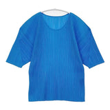 PLEATS PLEASE ISSEY MIYAKE プリーツ 半袖Ｔシャツ カットソー ライトブルー レディース プリーツプリーズ【中古】6-0624S∞