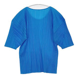 PLEATS PLEASE ISSEY MIYAKE プリーツ 半袖Ｔシャツ カットソー ライトブルー レディース プリーツプリーズ【中古】6-0624S∞