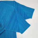 PLEATS PLEASE ISSEY MIYAKE プリーツ 半袖Ｔシャツ カットソー ライトブルー レディース プリーツプリーズ【中古】6-0624S∞
