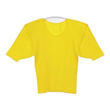 PLEATS PLEASE ISSEY MIYAKE PP97-JK012 プリーツ サイズ4 半袖Ｔシャツ カットソー イエロー レディース プリーツプリーズ【中古】6-0624S∞