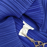 PLEATS PLEASE ISSEY MIYAKE PP97-JK012 サイズ4 プリーツ 半袖Ｔシャツ カットソー ブルー レディース プリーツプリーズ【中古】6-0624S∞