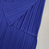 PLEATS PLEASE ISSEY MIYAKE PP97-JK012 サイズ4 プリーツ 半袖Ｔシャツ カットソー ブルー レディース プリーツプリーズ【中古】6-0624S∞