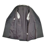 URU Double breasted jacket サイズ2 定価74800円 24SWRS02 ウールレーヨンシルク テーラードジャケット 24SS チャコールグレー メンズ ウル【中古】6-0908T♪