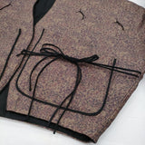 TOWAVASE ジネットジャケット 定価81400円 24-0007A 花柄 中綿 ノーカラージャケット 2024年 パープル系 レディース トワヴァーズ【中古】6-0207T♪