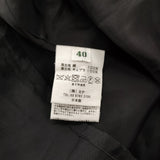 mina perhonen Iampo za5272 サイズ40 定価59400円 コーデュロイ ギャザー ロングスカート ブラック レディース ミナペルホネン【中古】6-0818T♪