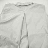 fofofofa RIFFLE BLOUSE VEST 定価40700円 fo-4 フリル ノースリーブ ベスト ブラウス シャツ ライトグレー レディース【中古】6-0207S♪