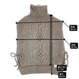 nest Robe ペルーニットポップコーンケーブルベスト 定価26400円 01234-1002 ベスト グレージュ レディース ネストローブ【中古】6-0826T∞