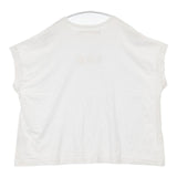 MASTER&CO. フレンチスリーブ EGG ワイド Ｔシャツ カットソー オフホワイト レディース マスターアンドコー【中古】6-0624S∞