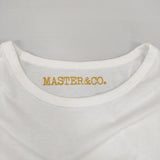 MASTER&CO. フレンチスリーブ EGG ワイド Ｔシャツ カットソー オフホワイト レディース マスターアンドコー【中古】6-0624S∞