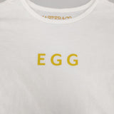 MASTER&CO. フレンチスリーブ EGG ワイド Ｔシャツ カットソー オフホワイト レディース マスターアンドコー【中古】6-0624S∞
