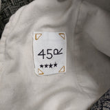 45R/45rpm 算崩しジャカードデニムの908ペグトップパンツ サイズ4 定価47300円 デニムパンツ ネイビー グレー メンズ フォーティーファイブアールピーエム【中古】6-0203G♪