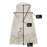 45R/45rpm 綿麻ざっくりデニムの刺繍ドレス 定価82500円 ワンピース ベージュ レディース フォーティーファイブアールピーエム【中古】6-0416M∞
