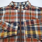 BEAMS BOY マドラスチェックブルゾン 定価21780円 ブルゾン 25SS ブラウン レッド レディース ビームスボーイ【中古】6-0207M♪