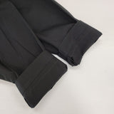 休日と詩 portom1805 ウエストドローコード コットン コート ブラック レディース 休日と詩【中古】6-0826M∞