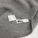 MHL. CHUNKY WOOL 595-8263505 ハイネック セーター ニット グレー レディース エムエイチエル【中古】6-0826T∞