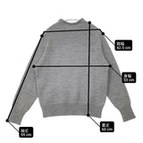 MHL. CHUNKY WOOL 595-8263505 ハイネック セーター ニット グレー レディース エムエイチエル【中古】6-0826T∞