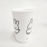 miffy 未使用品 ブラックベア・ミッフィー ガラスコップとコースターセット グラス ホワイト レディース ミッフィー【中古】6-0209G◎
