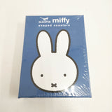 miffy 未使用品 ブラックベア・ミッフィー ガラスコップとコースターセット グラス ホワイト レディース ミッフィー【中古】6-0209G◎