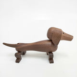 Kay Bojesen Denmark カイ・ボイスン デンマーク 未使用品 木製玩具 置物 ダックスフンド オブジェ ブラウン レディース【中古】6-0209G◎