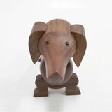 Kay Bojesen Denmark カイ・ボイスン デンマーク 未使用品 木製玩具 置物 ダックスフンド オブジェ ブラウン レディース【中古】6-0209G◎