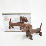Kay Bojesen Denmark カイ・ボイスン デンマーク 未使用品 木製玩具 置物 ダックスフンド オブジェ ブラウン レディース【中古】6-0209G◎
