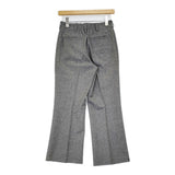 union launch TROUSERS ウールトラウザー 日本製 サイズXS スラックス パンツ グレー レディース ユニオンランチ【中古】6-0818T♪