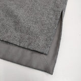 union launch ウール セーラーカラーシャツ 日本製 サイズXS ブラウス シャツ グレー レディース ユニオンランチ【中古】6-0203T♪