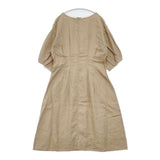 MACKINTOSH PHILOSOPHY ウォッシャブルリネンワンピース 定価19800円 H5J29-116-40 ワンピース ベージュ レディース マッキントッシュフィロソフィー【中古】6-0608M∞