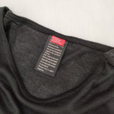 DOUBLE STANDARD CLOTHING 新品 七分袖 ボートネック テンセル 日本製 セーター ニット ブラック レディース ダブルスタンダードクロージング【中古】6-0329M△