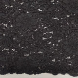 cloth&cross Hug O War レースモックネックチュニックブラウス 定価32890円 ブラウス シャツ ブラック レディース クロス＆クロス ハグオーワー【中古】6-0608M∞