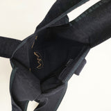 mina perhonen usa bag ウサバッグ 大 トートバッグ ネイビー レディース ミナペルホネン【中古】6-0223G◎