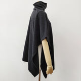evam eva wool sable poncho ウールセーブルニットポンチョ V243K916 定価24200円 ポンチョ 24AW チャコールグレー レディース エヴァムエヴァ【中古】6-0818T♪