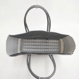 Letra メルカドバッグ かごバッグ トートバッグ グレー レディース レトラ【中古】6-0212M◎