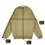 YAECA STOCK 新品 裏起毛クルーネックスウェット 32011 サイズL スウェット カーキ ユニセックス ヤエカストック【中古】6-0818T♪